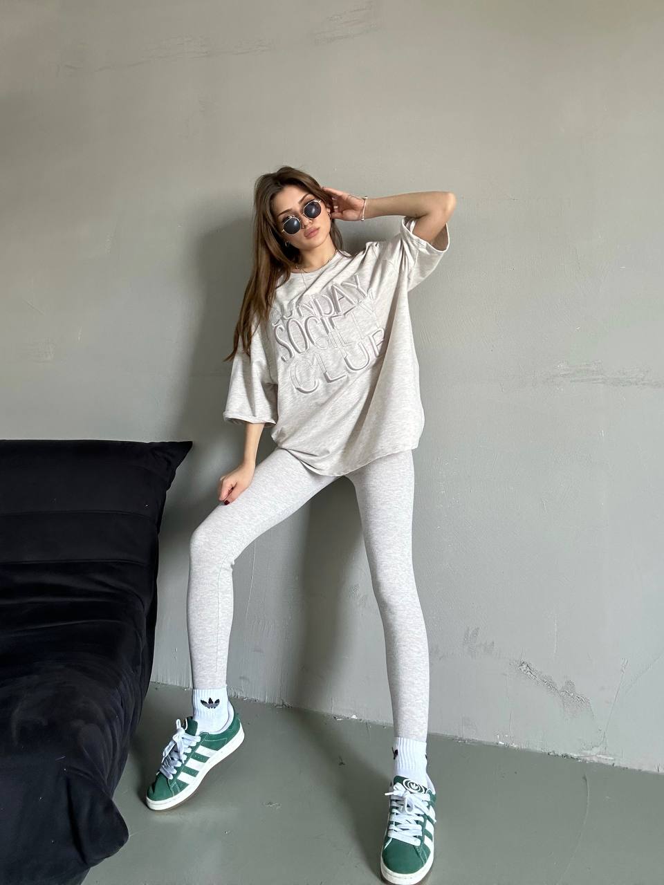 Ensemble T - shirt Brodé et Legging - Fenomen Paris