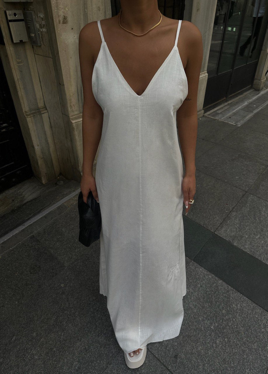 Robe Longue Brodé