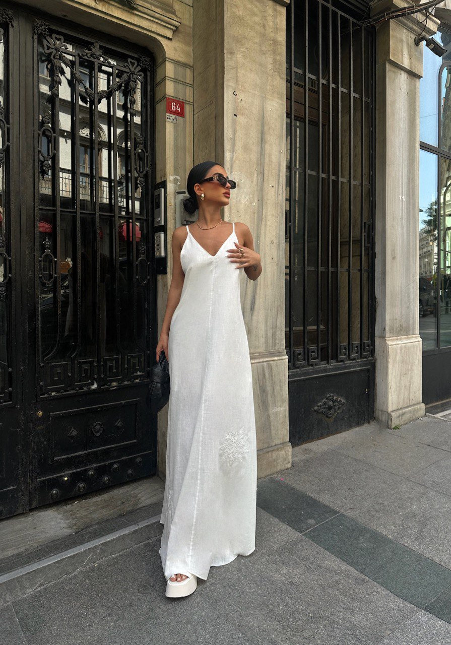 Robe Longue Brodé